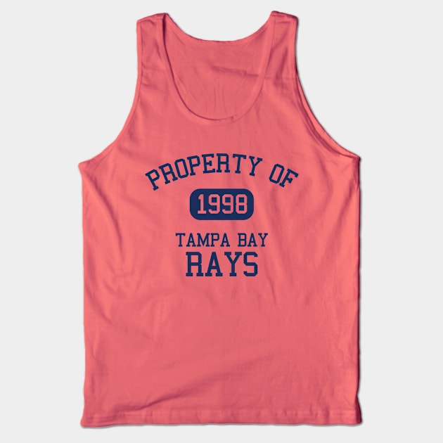 Property of Tampa Bay Rays 1998 Tank Top by Funnyteesforme